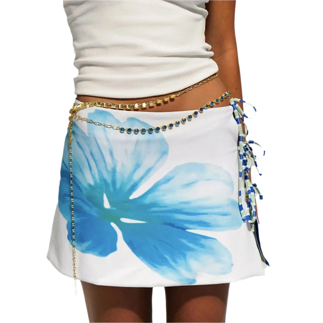 Jupe moulante tie-dye pour femme
