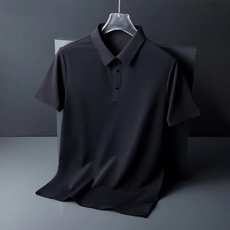 Polo en soie glacée pour homme