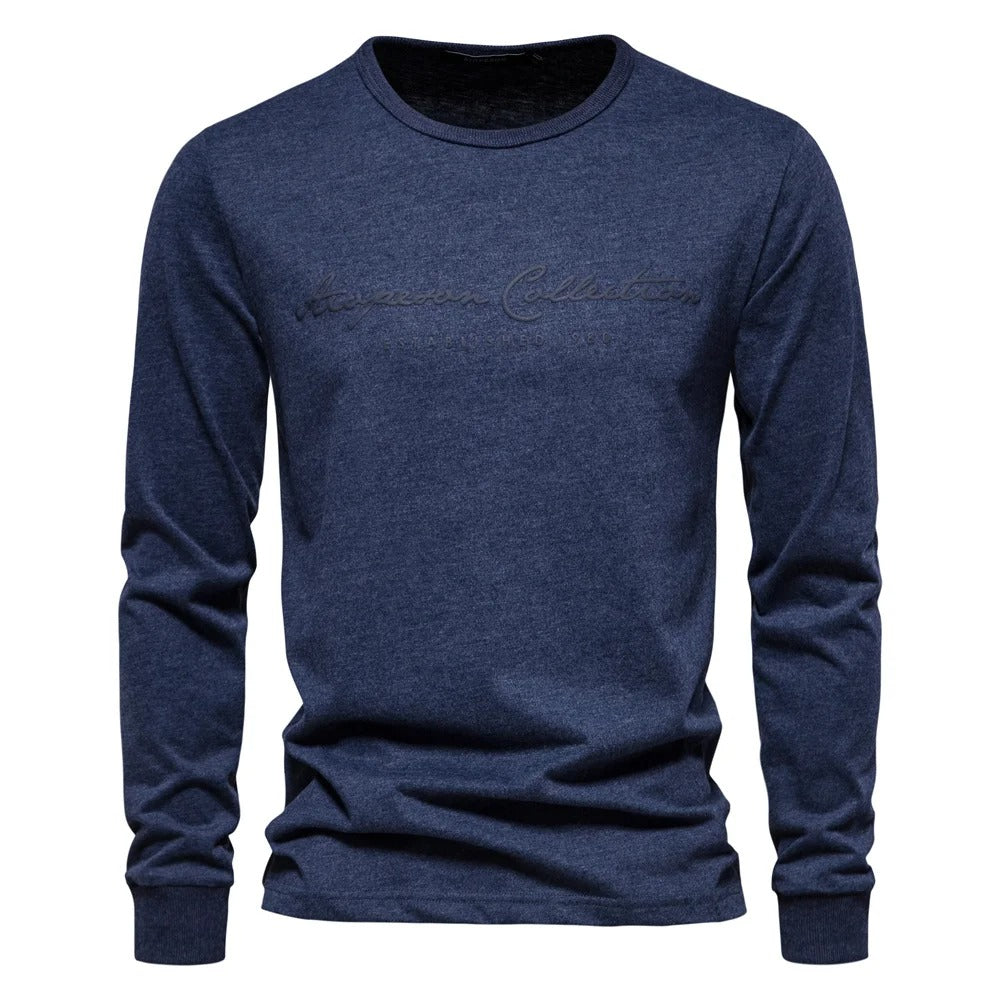 T-shirt décontracté imprimé de lettres pour hommes