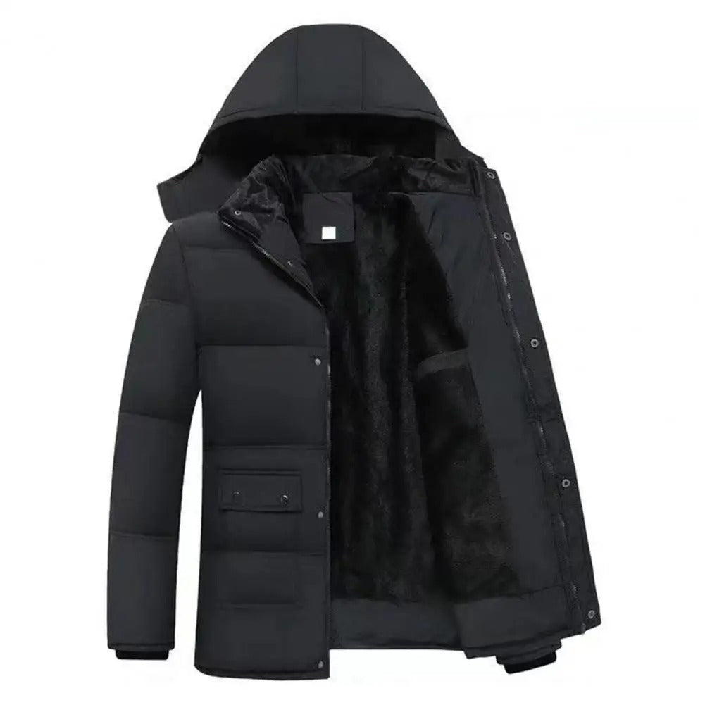 Veste coupe-vent à capuche pour hommes