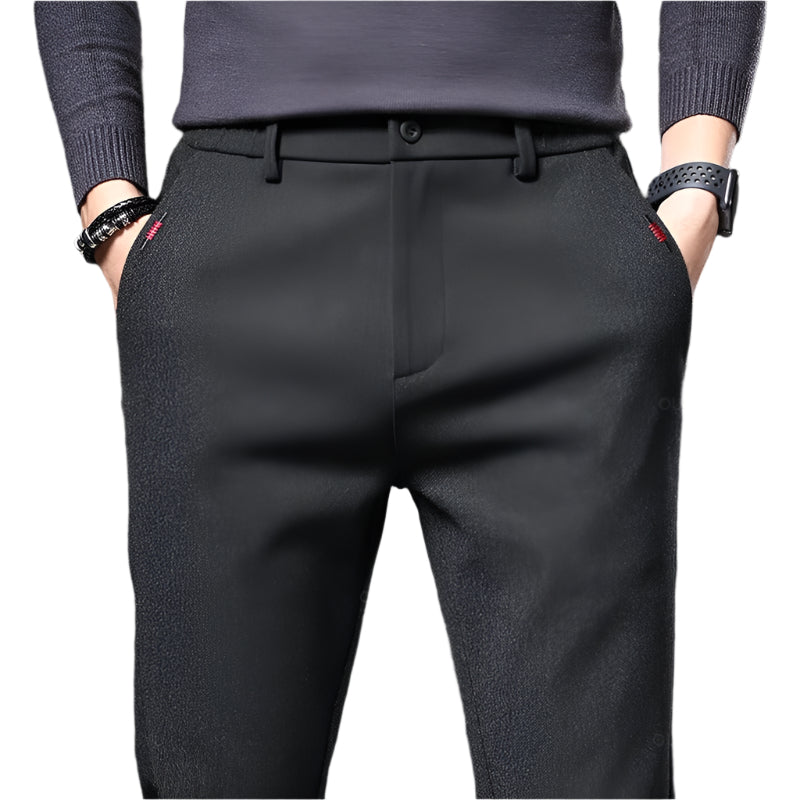 Pantalon slim en coton pour homme