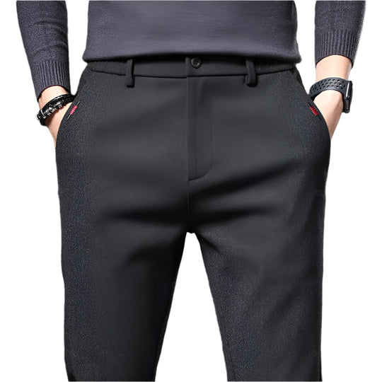 Pantalon slim en coton pour homme
