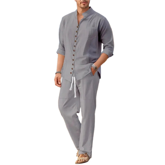 Ensemble de plage pour homme style cubain