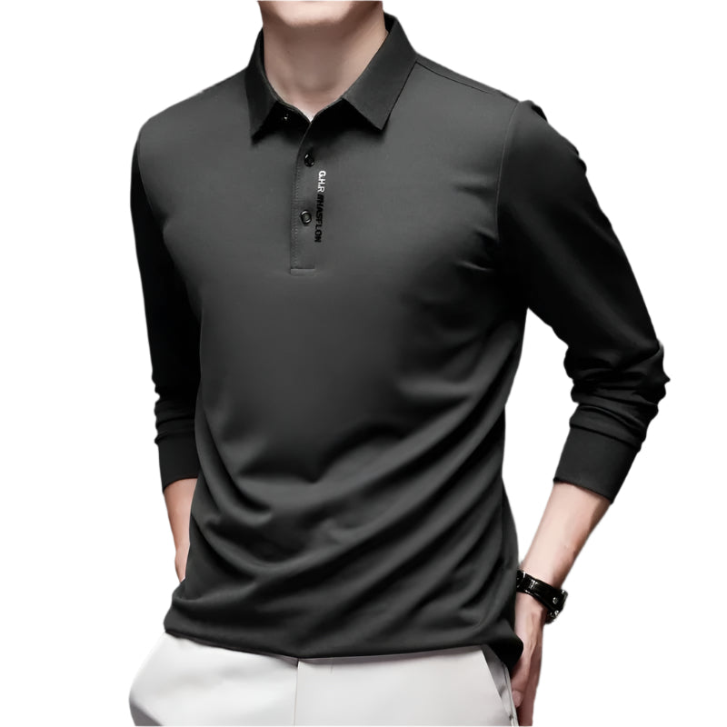 Chemise décontractée à manches longues pour homme
