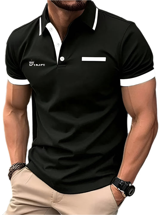 Polo de golf décontracté pour homme