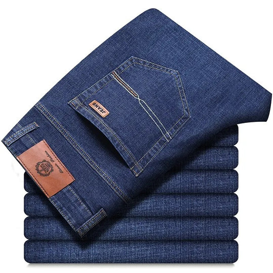 Jeans classiques en denim pour hommes
