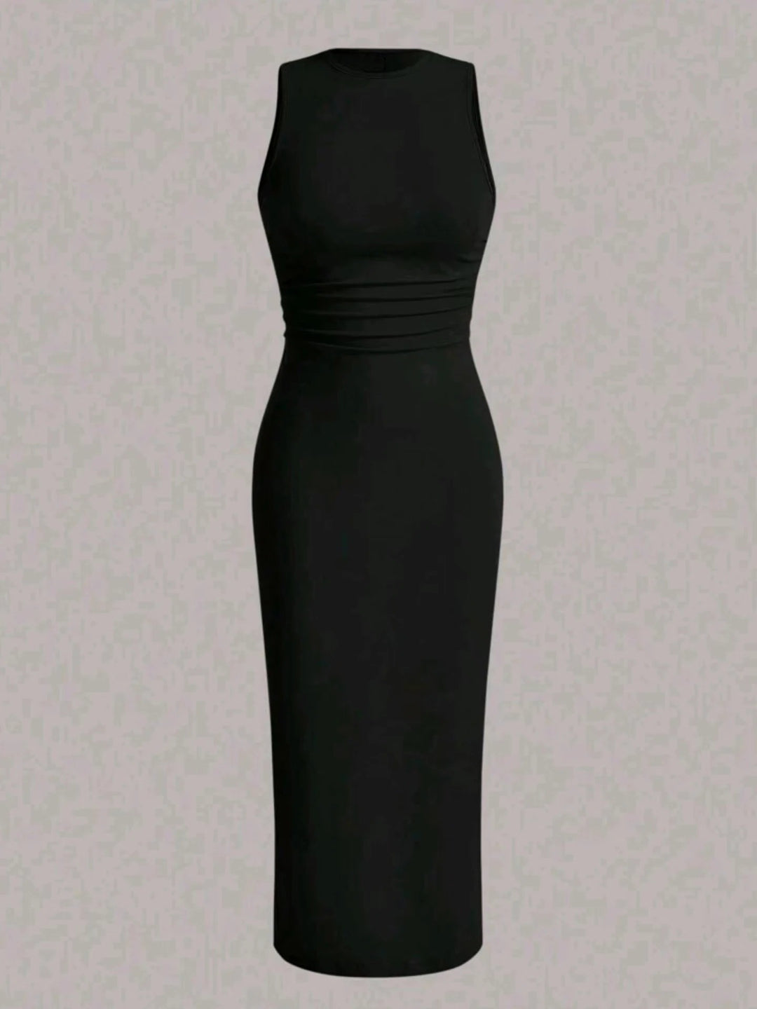 Robe gilet à taille froissée pour femmes