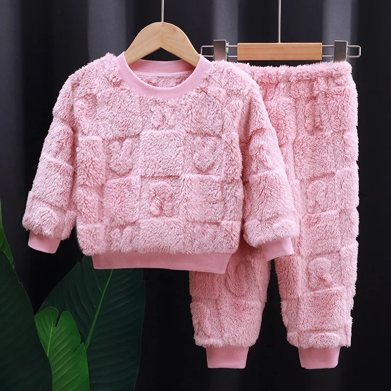 Pyjama d'hiver en flanelle pour enfants