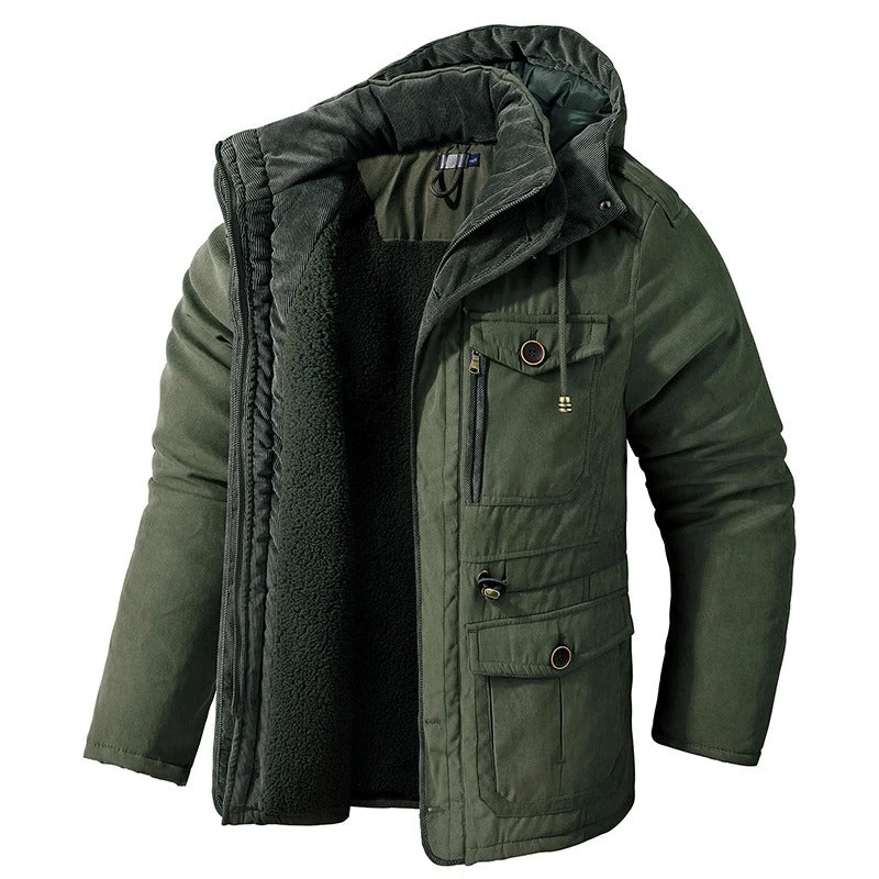 Veste d'hiver polaire en cachemire pour hommes