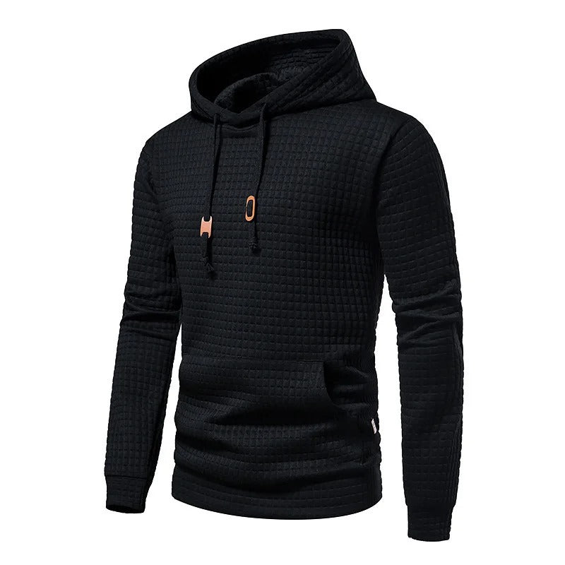 Hoodies à cordon de serrage patchwork pour hommes