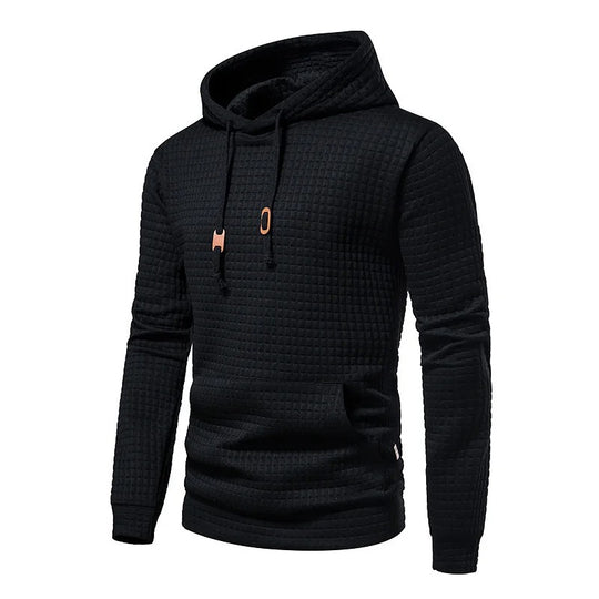 Hoodies à cordon de serrage patchwork pour hommes