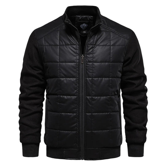 Veste épaisse doublée en polaire pour hommes