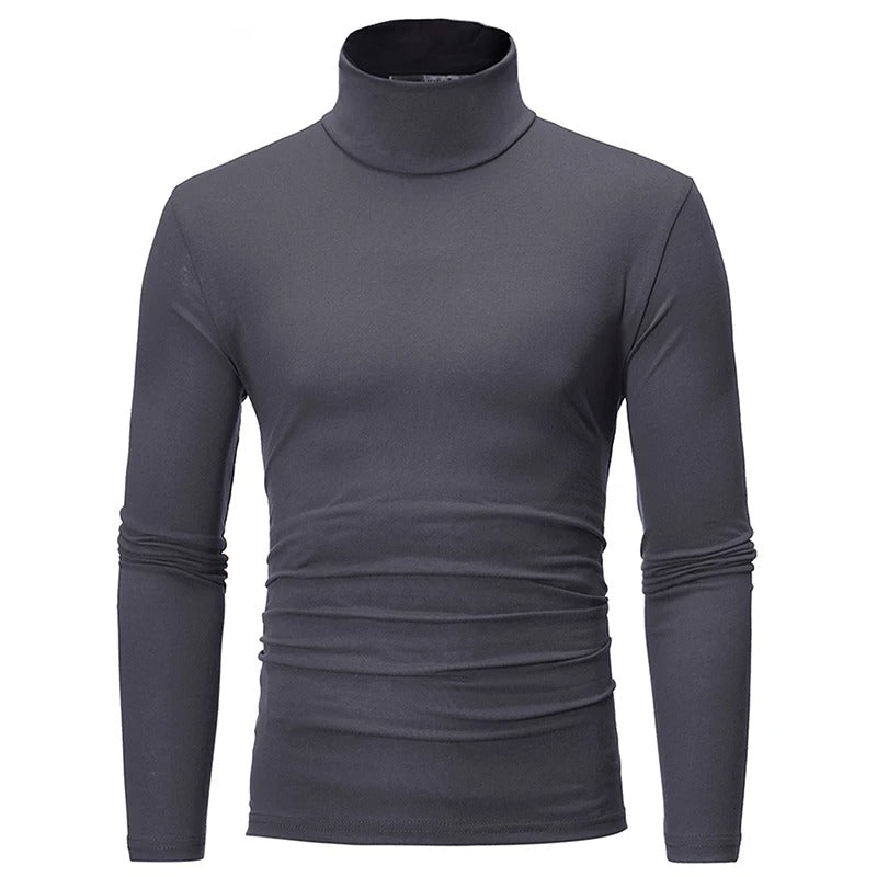 Chemise thermique à col haut pour hommes