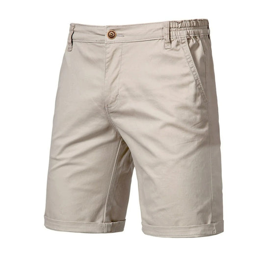 Short décontracté 100 % coton pour homme