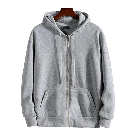 Hoodies décontractés à fermeture éclair pour hommes