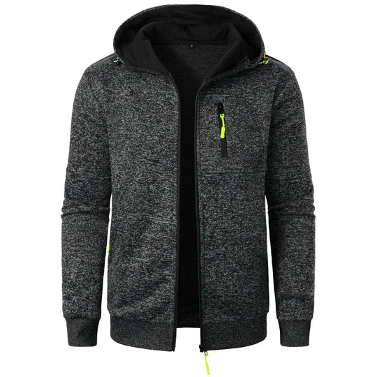 Veste de sport décontractée à capuche pour hommes