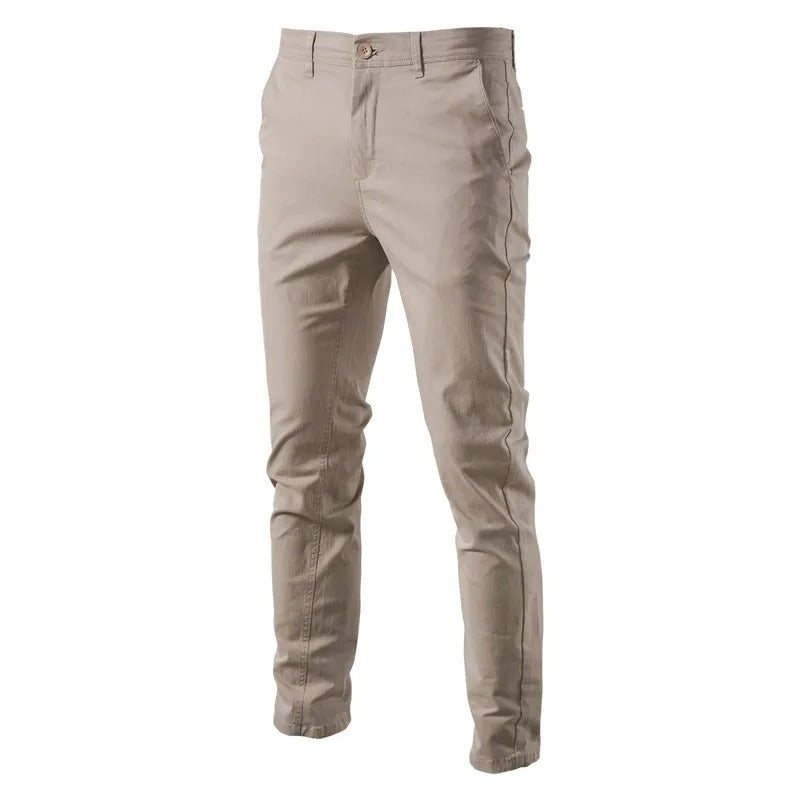 Pantalon slim en coton pour homme