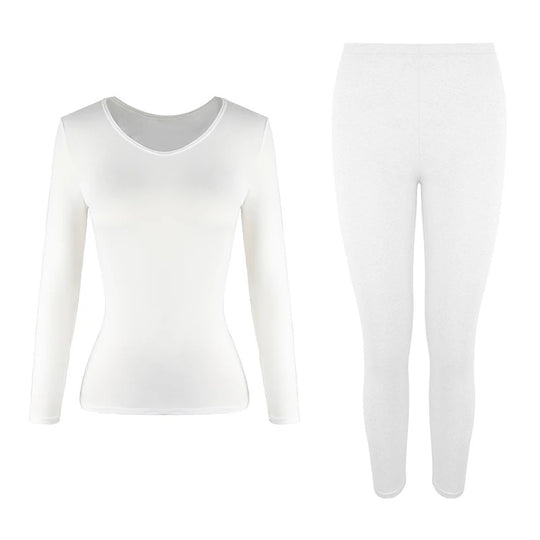 Ensemble de sous-vêtements thermiques pour femmes