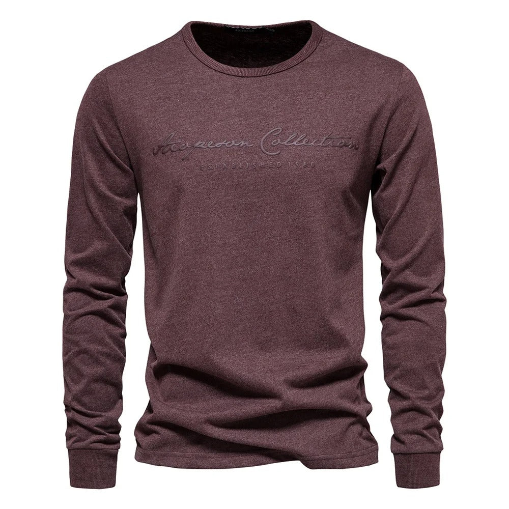 T-shirt décontracté imprimé de lettres pour hommes