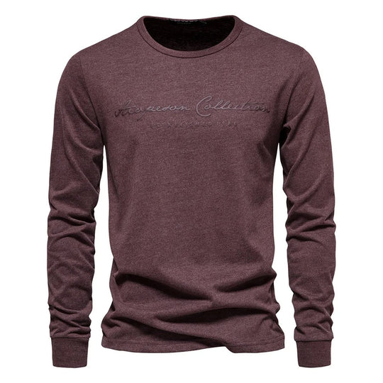 T-shirt décontracté imprimé de lettres pour hommes