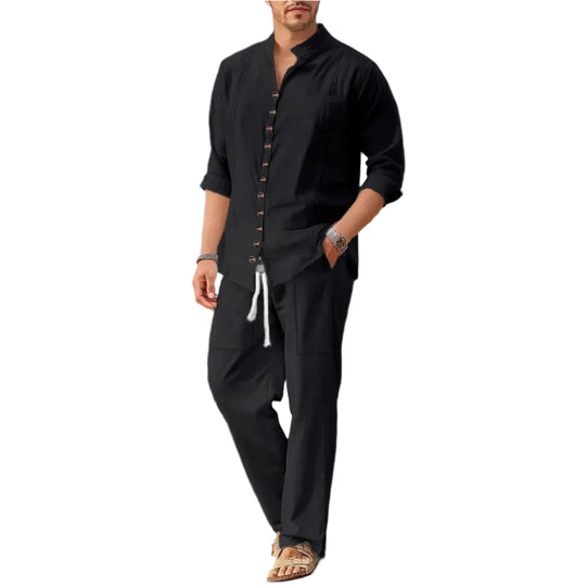 Ensemble de plage pour homme style cubain