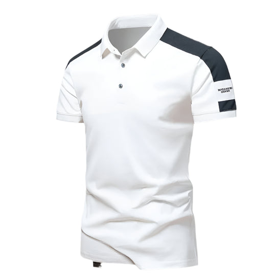 Polo décontracté à manches courtes pour homme