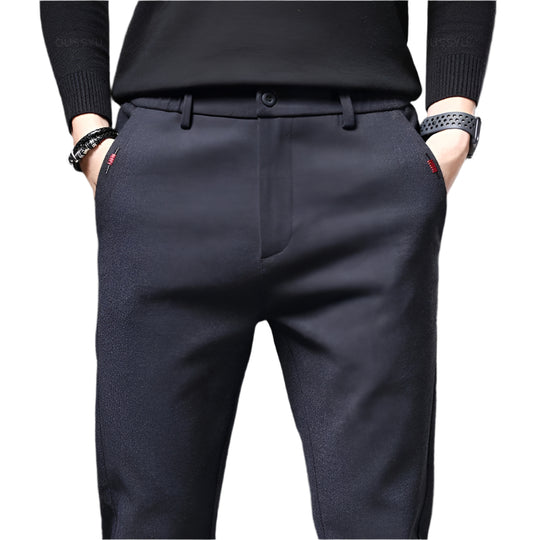 Pantalon slim en coton pour homme