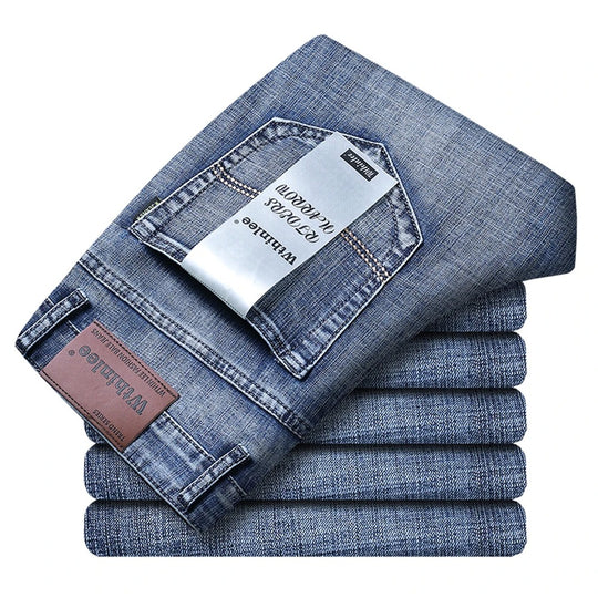 Jeans classiques en denim pour hommes