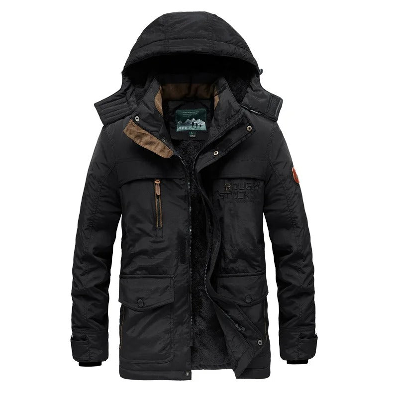 Veste d'hiver multi-poches pour hommes