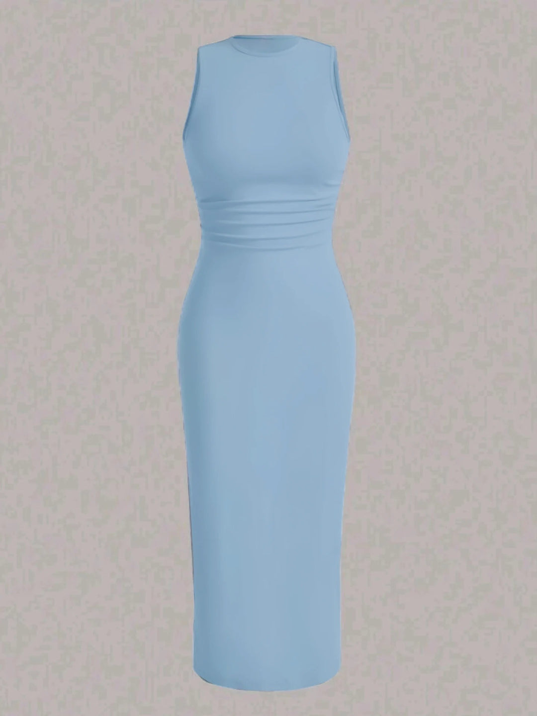 Robe gilet à taille froissée pour femmes