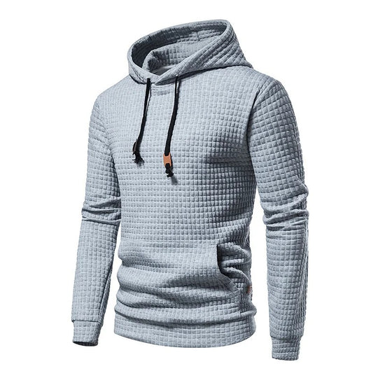 Hoodies à cordon de serrage patchwork pour hommes
