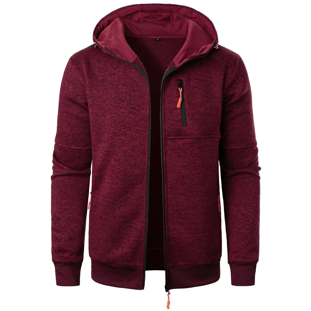 Veste de sport décontractée à capuche pour hommes