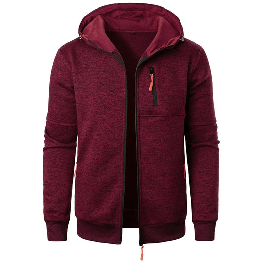 Veste de sport décontractée à capuche pour hommes