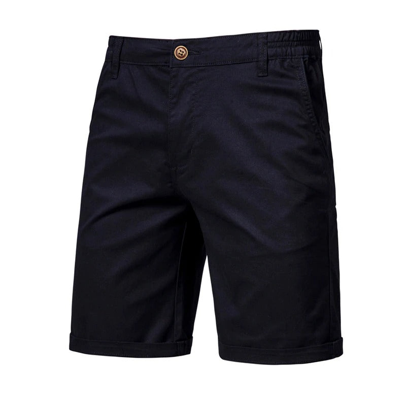 Short décontracté 100 % coton pour homme