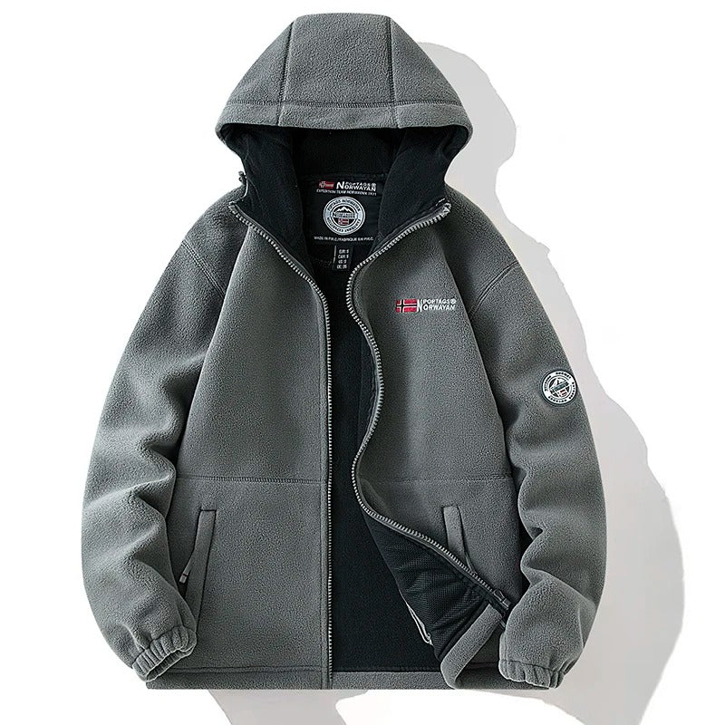 Veste polaire anti-froid pour hommes