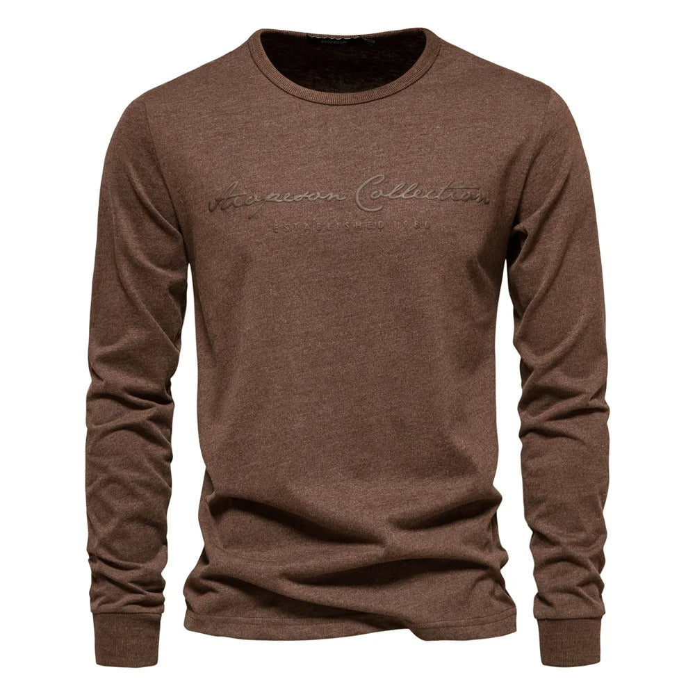 T-shirt décontracté imprimé de lettres pour hommes