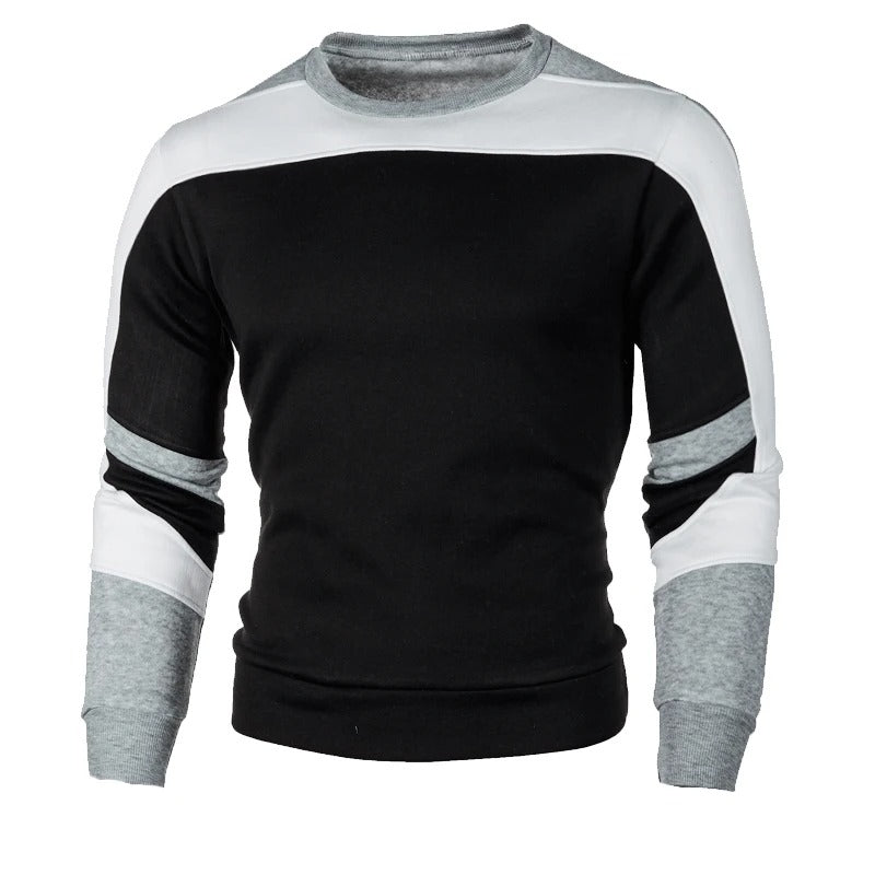 Sweat-shirt décontracté à col rond pour hommes