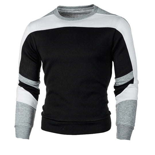 Sweat-shirt décontracté à col rond pour hommes