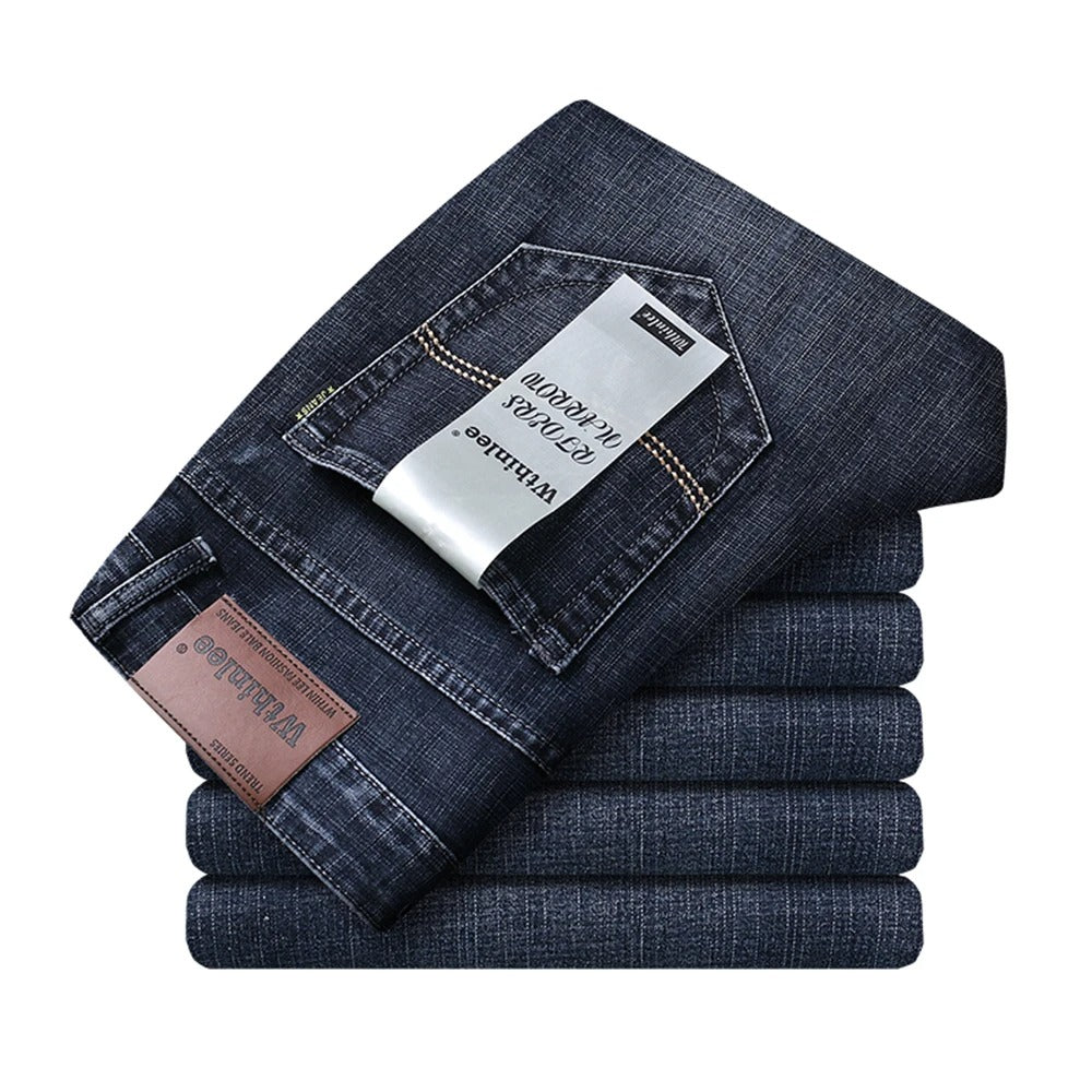Jeans classiques en denim pour hommes
