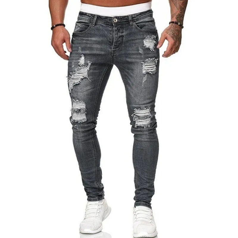 Jean skinny déchiré pour hommes