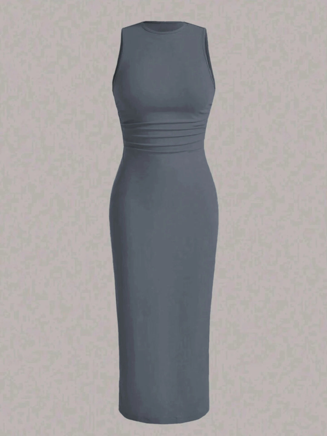 Robe gilet à taille froissée pour femmes