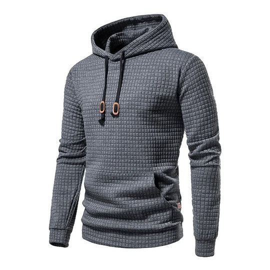 Hoodies à cordon de serrage patchwork pour hommes