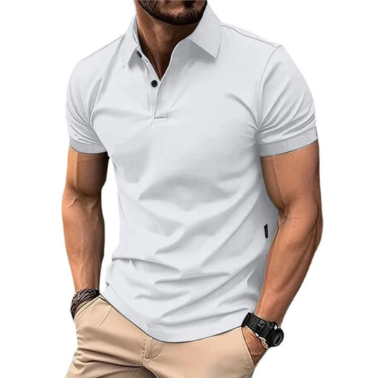Polo léger décontracté pour homme