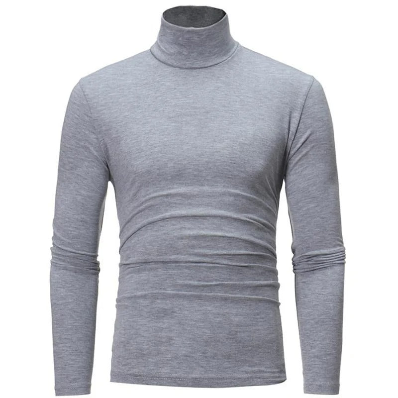 Chemise thermique à col haut pour hommes
