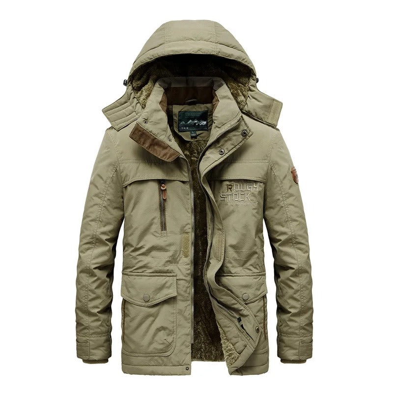 Veste multi-poches grande taille pour hommes