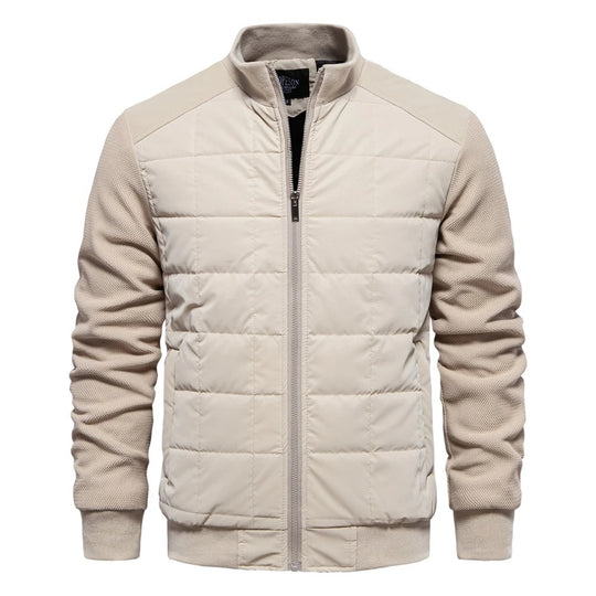 Veste épaisse doublée en polaire pour hommes
