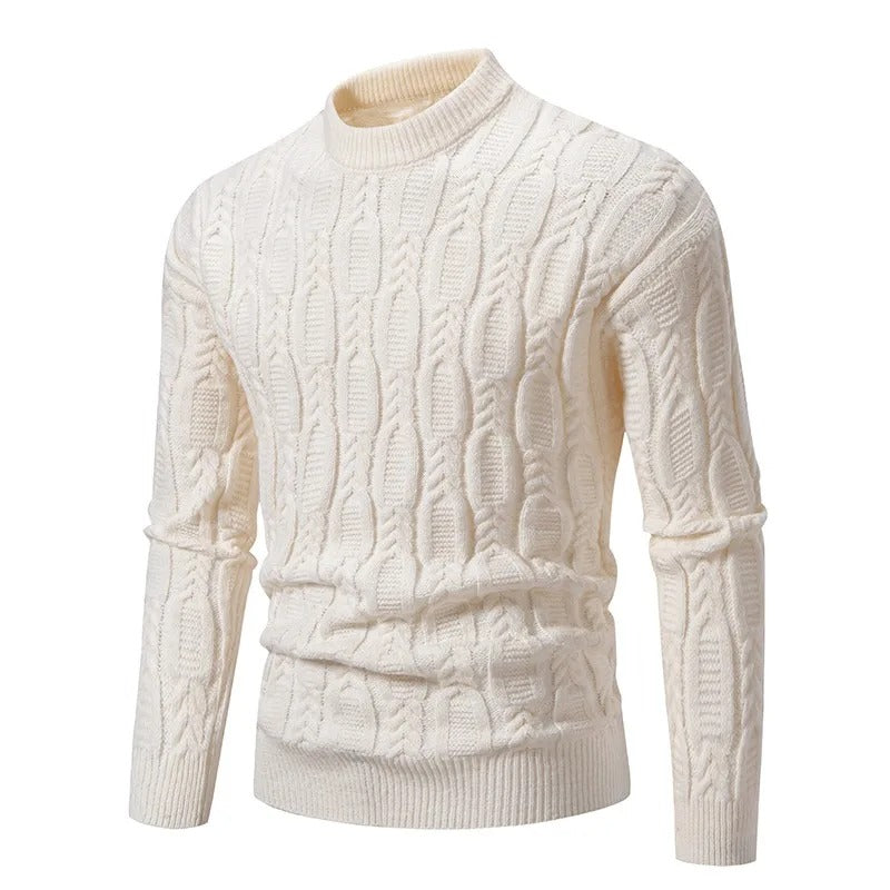 Pull décontracté tricoté doux pour hommes