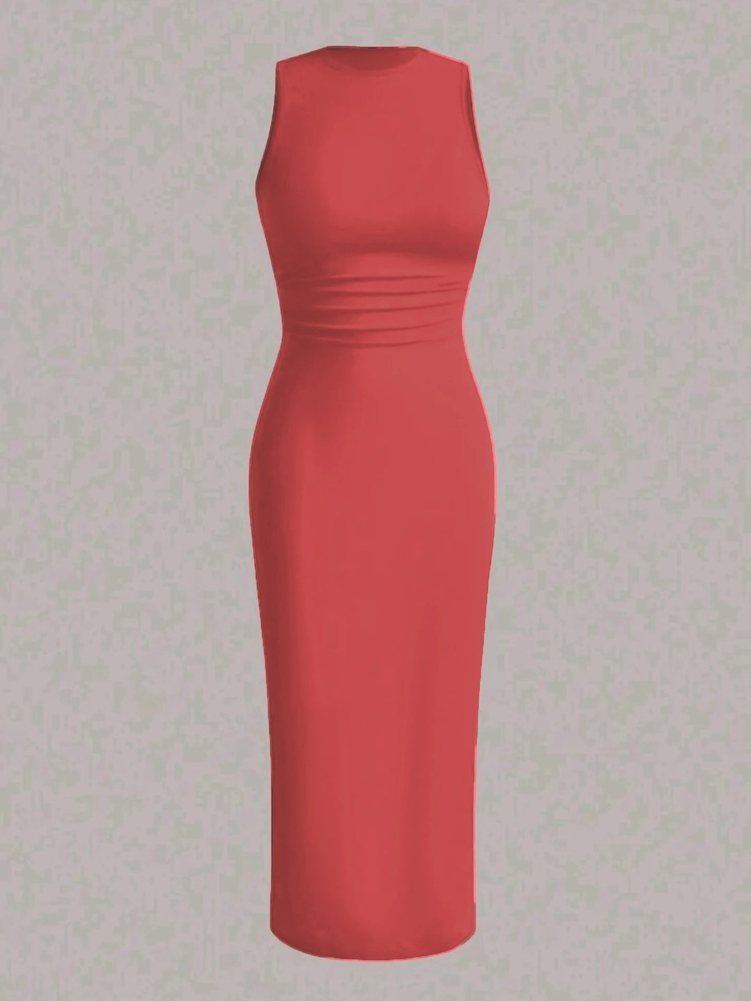 Robe gilet à taille froissée pour femmes