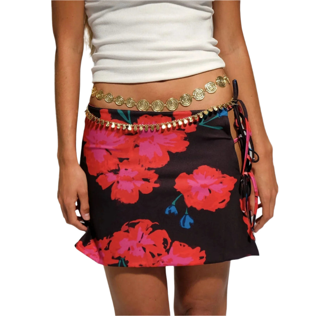 Jupe moulante tie-dye pour femme