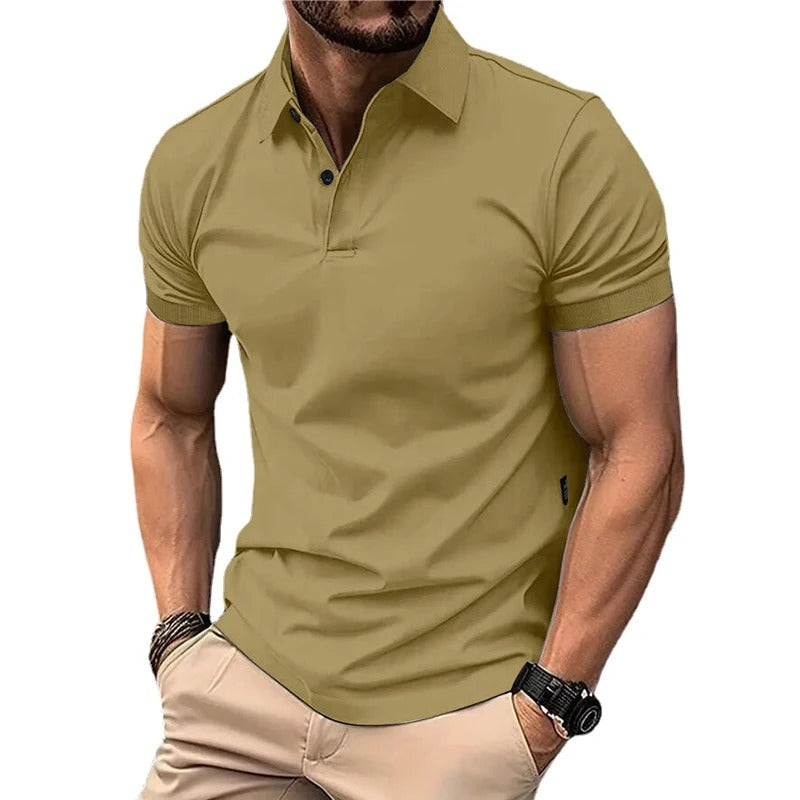 Polo léger décontracté pour homme